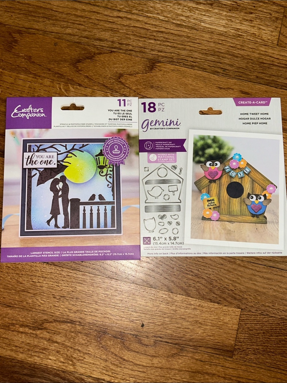 Gemini Arts & Crafts Die & Stencil Sets - Purple NWT